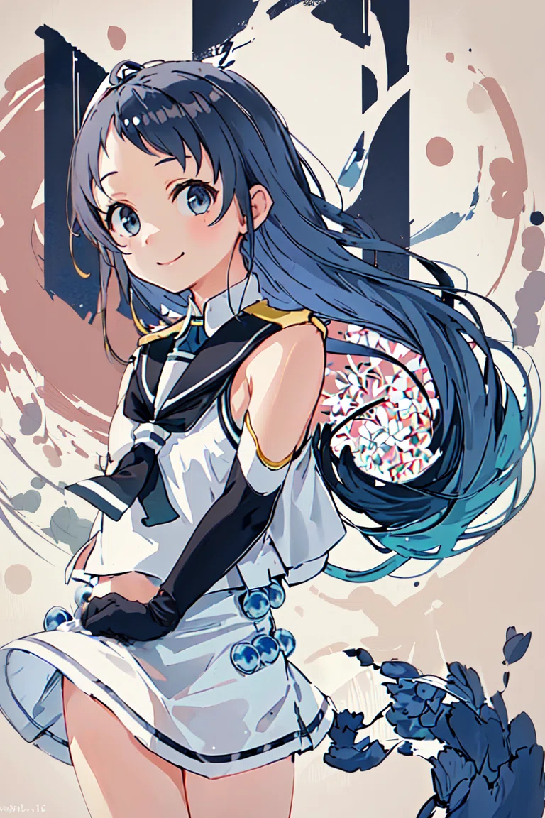 生成AIで描く五月雨ちゃん｜荒間大輔（あらま・だいすけ）