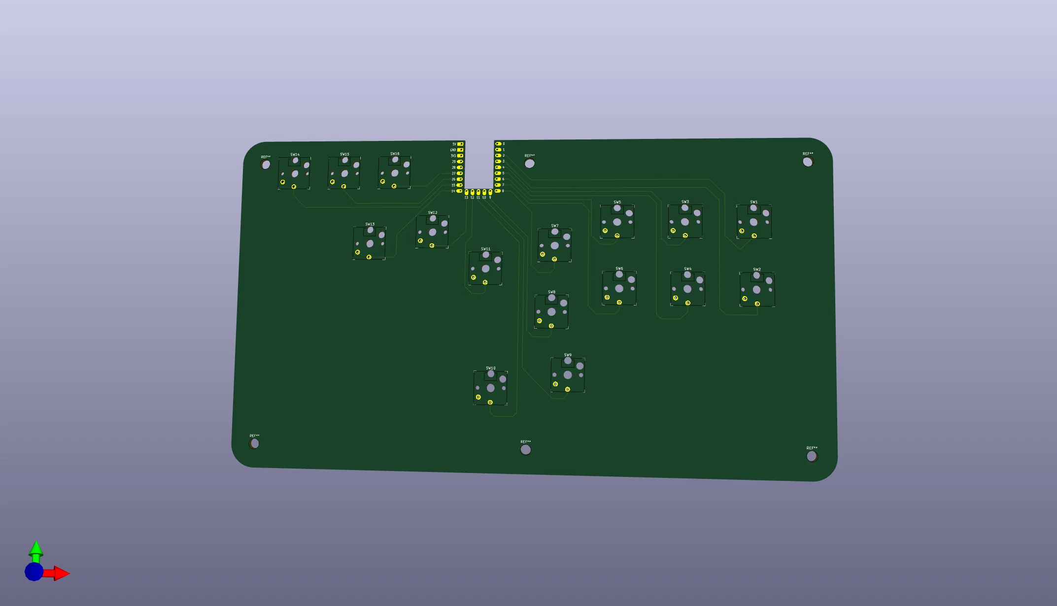 自作アーケードコントローラーRP2040-CE レバー