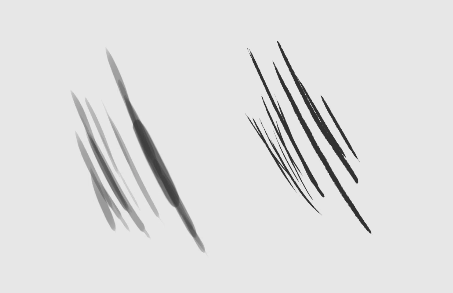 抽象的な線画アート作品 具体的な線」と「抽象的な線」｜ゴキンジョ / GOKINJYO