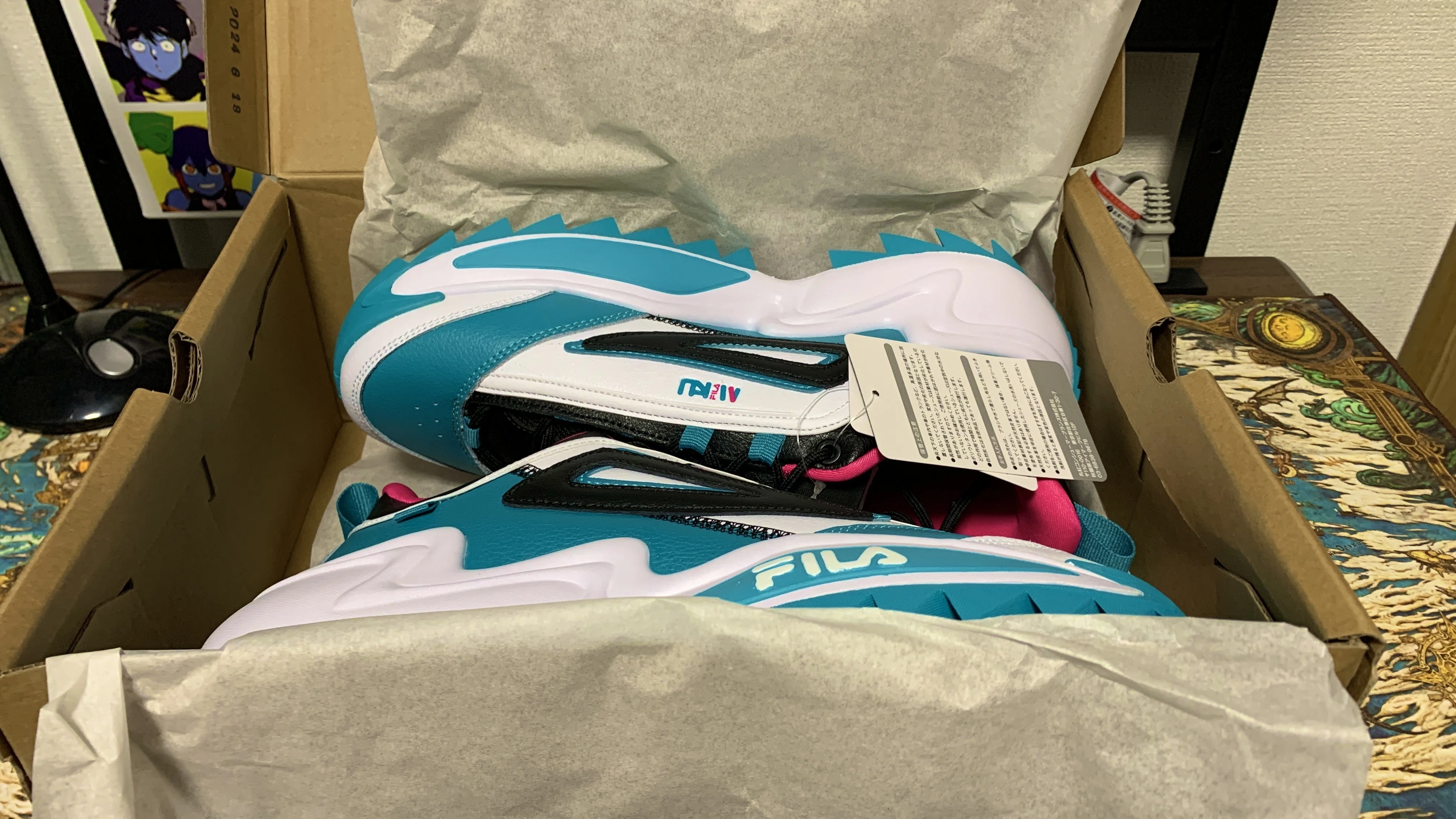 FILA×初音ミク限定スニーカー届いたレビュー ｜むらかみ