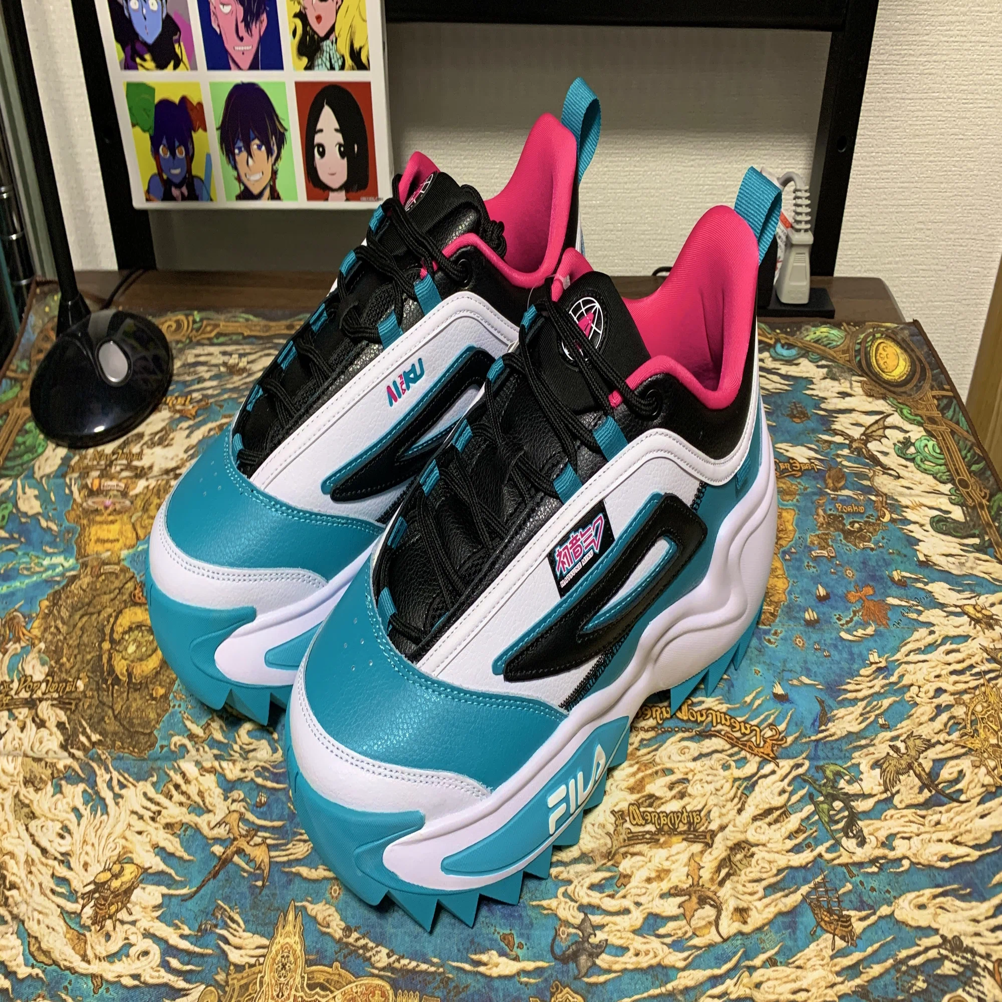 FILA×初音ミク限定スニーカー届いたレビュー ｜むらかみ