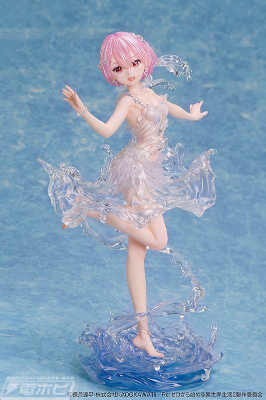 リゼロ』ラムが美しい水のドレスを纏った姿でフィギュア化！通常の笑顔