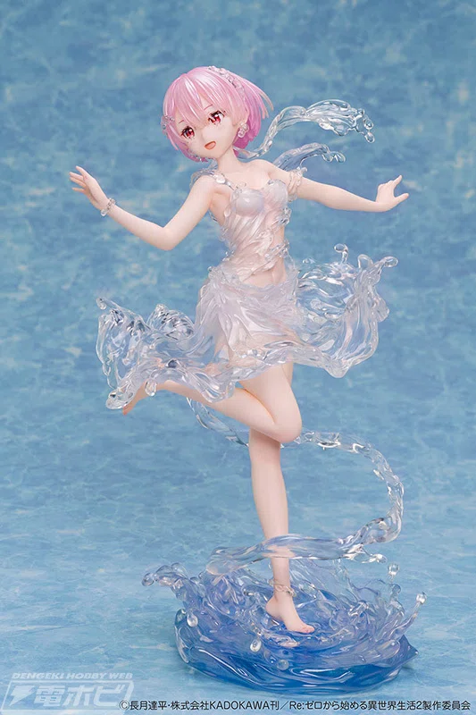 リゼロ』ラムが美しい水のドレスを纏った姿でフィギュア化！通常の笑顔
