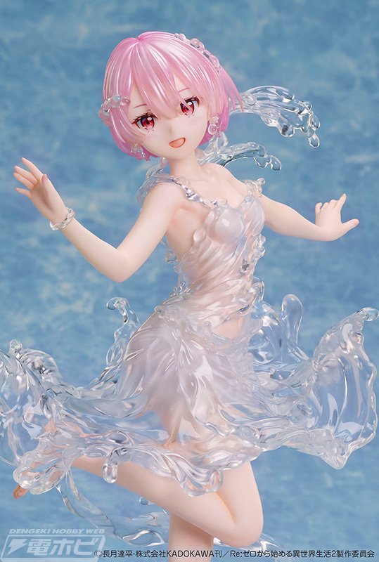 リゼロ』ラムが美しい水のドレスを纏った姿でフィギュア化！通常の笑顔