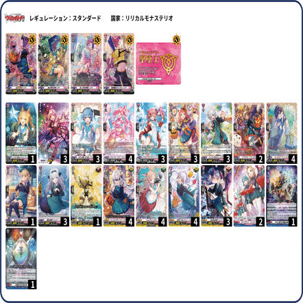 ヴァンガード　シアナ　デッキパーツ　lsr fr 縛眼の麗蛇姫 シアナ デッキ解説｜Vol.かに