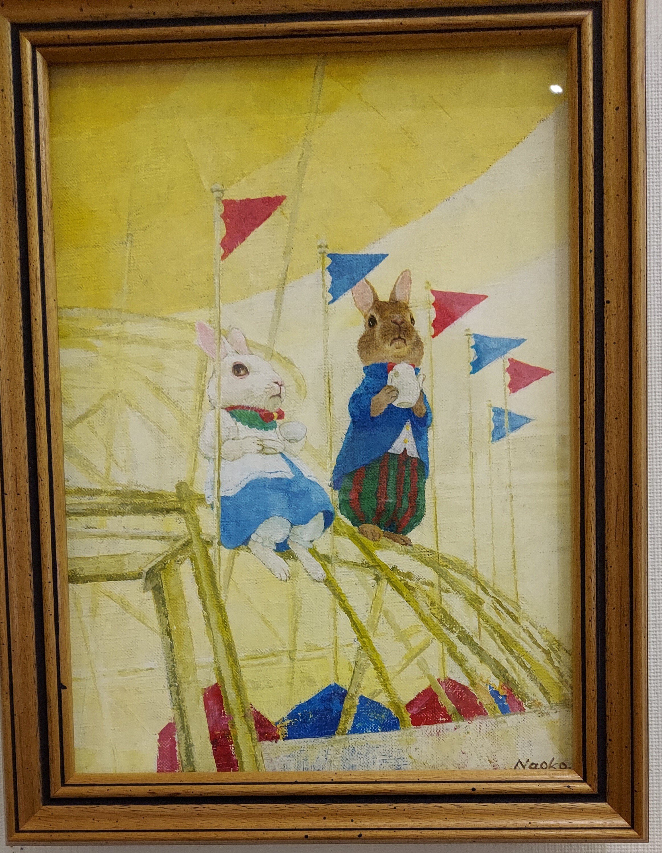 雑記R6】7／26 町田尚子絵本原画展「隙あらば猫」｜虹色のかめと花