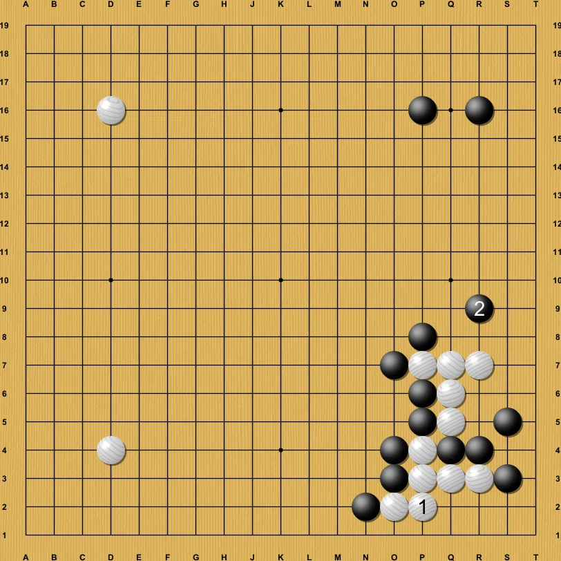 三々定石難解形のケイマ封鎖型解析【定石】｜okao囲碁戦術図鑑