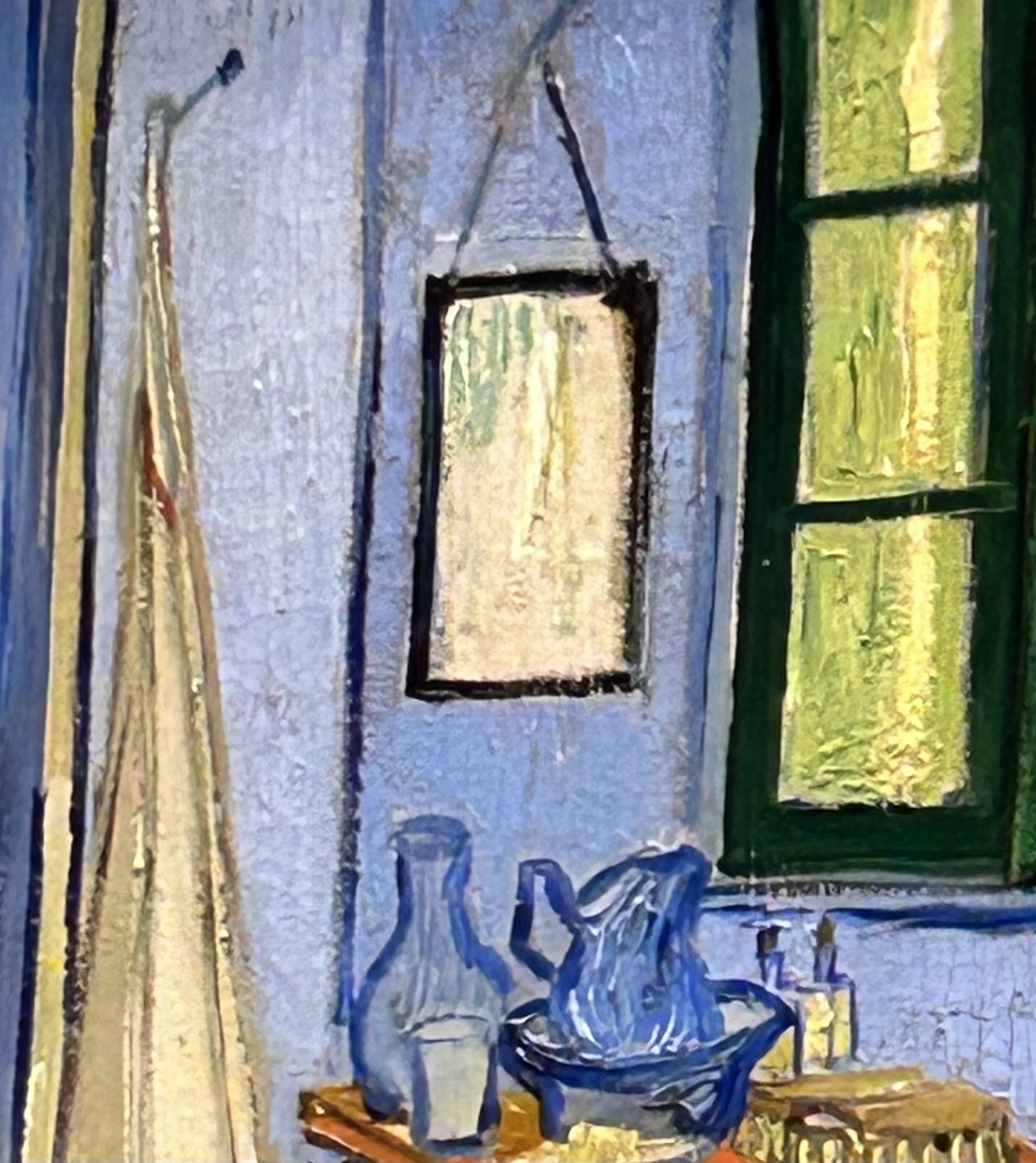 子供のためのオルセー美術館(129)緑の雨戸からもれる光/ゴッホ・夏休み