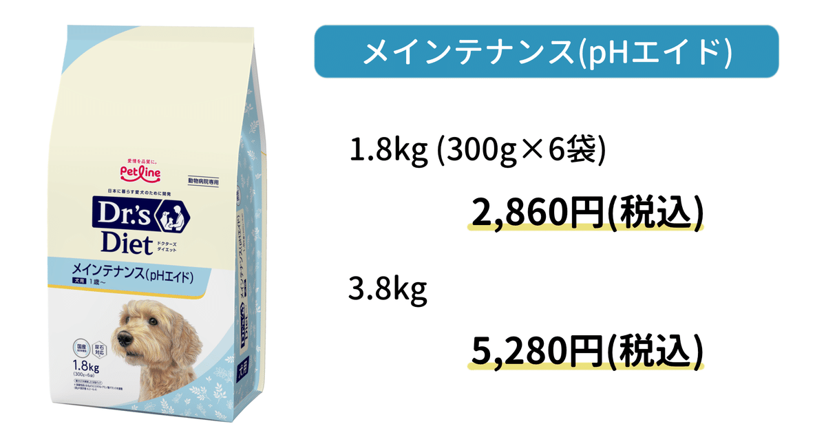 ペットライン ドクターズダイエット犬用 皮ふと毛づやの健康維持 3.8kg