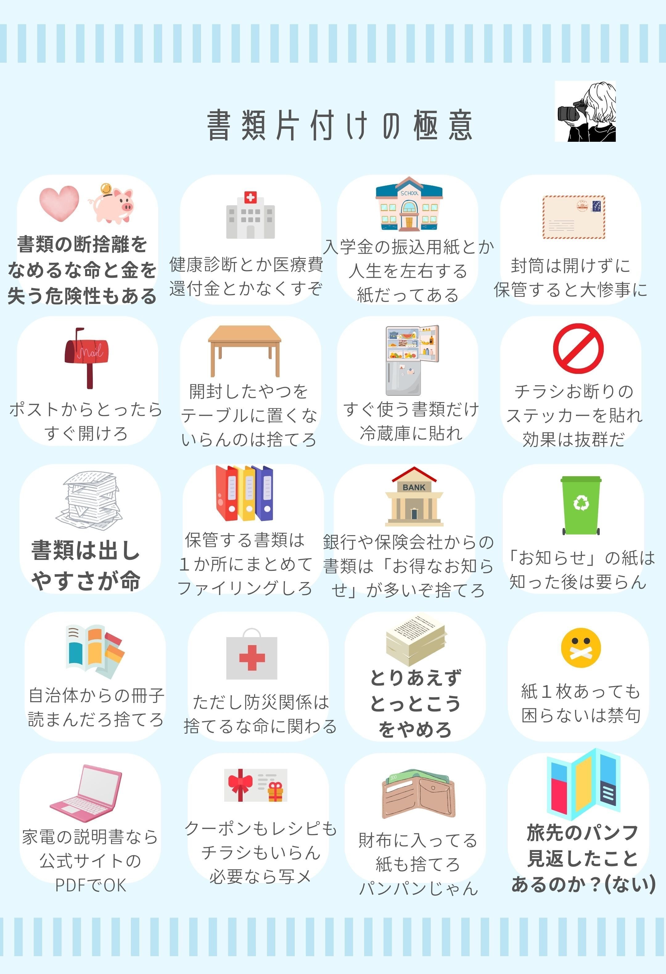 大人気の「片付けの極意」シリーズ、ネップリ登録したよ！｜藤原