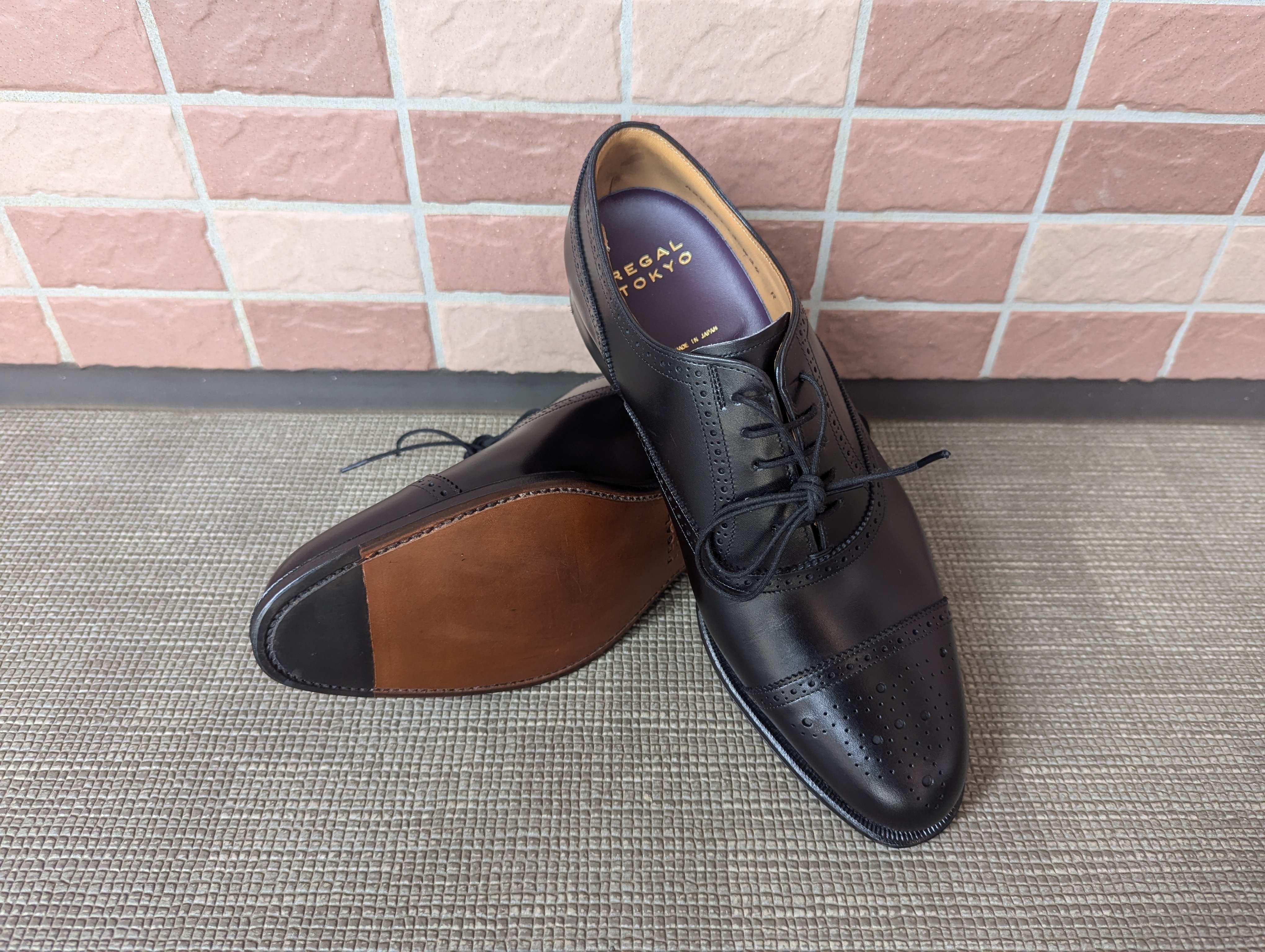 REGAL　革靴 リーガル REGAL ストレートチップビジネスシューズ （B