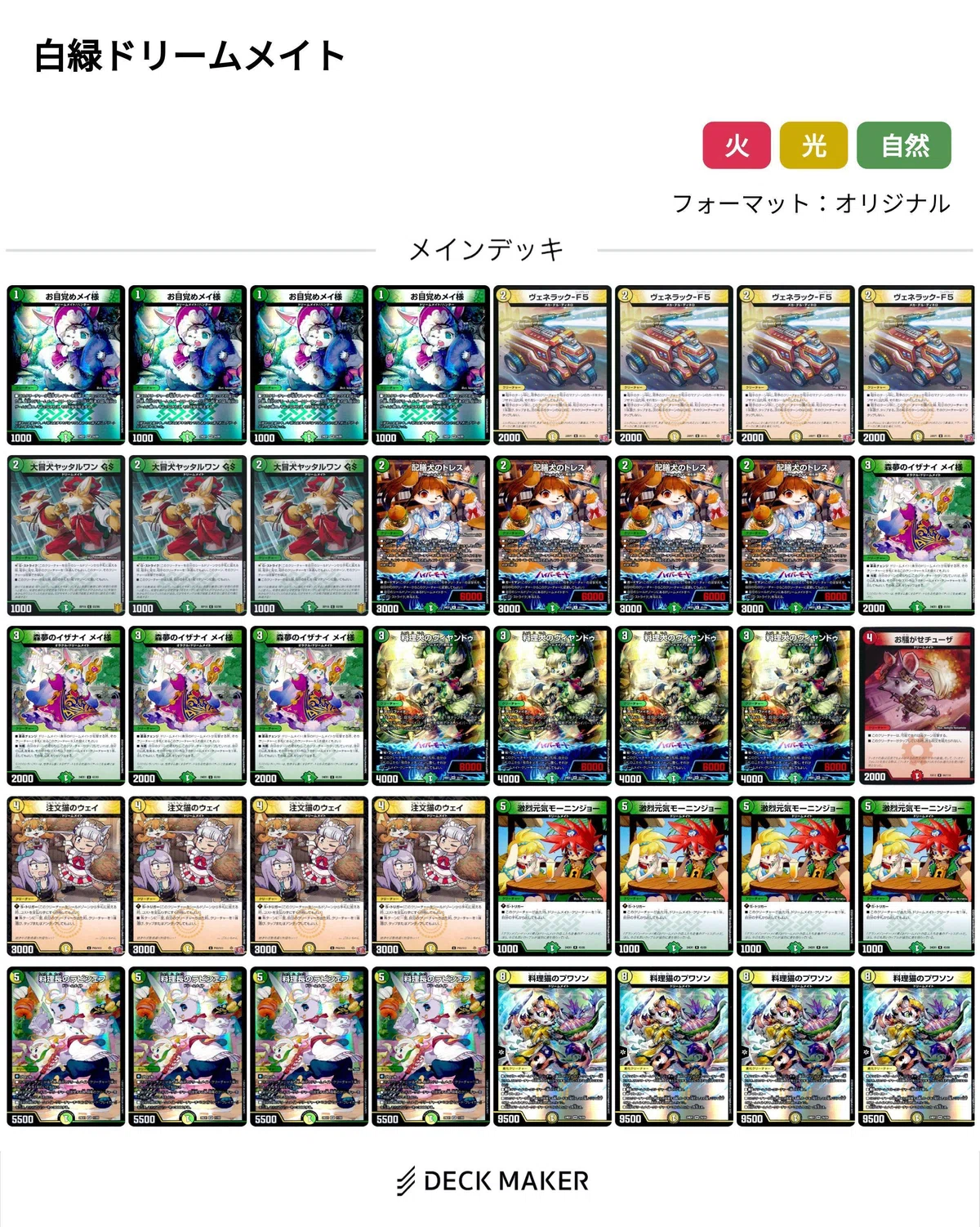 白緑ドリームメイト研究結果｜fanction
