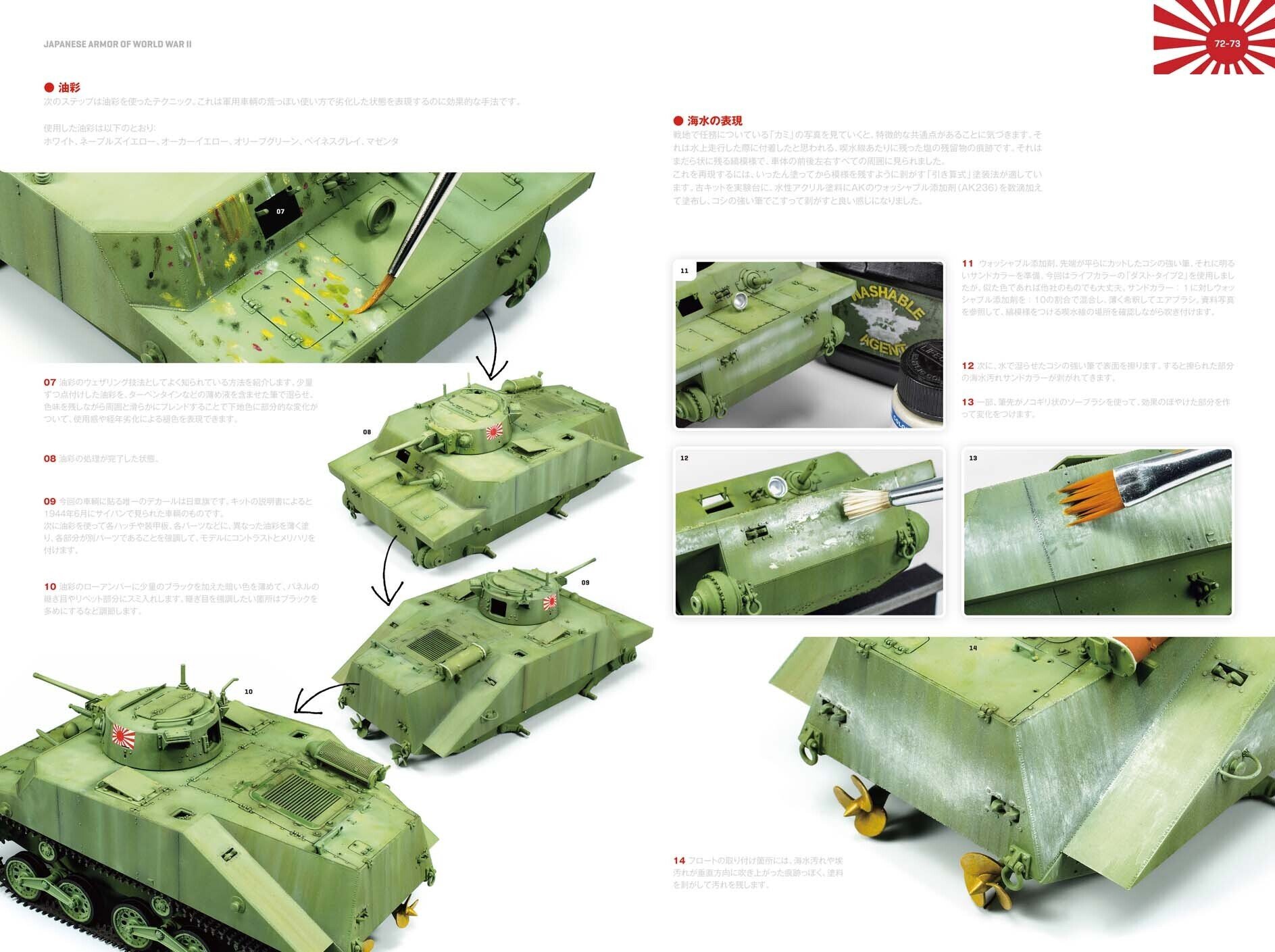 サンプル公開】WWⅡ 日本戦車 モデリング＆塗装ガイド 日本語翻訳版