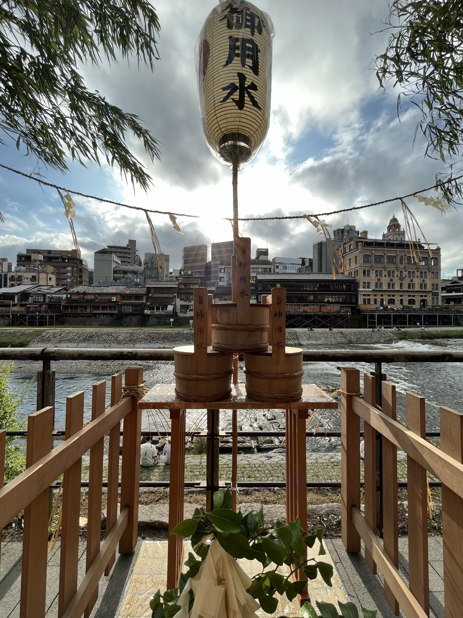 祇園祭 神輿洗式のお見送り提灯｜Akiko