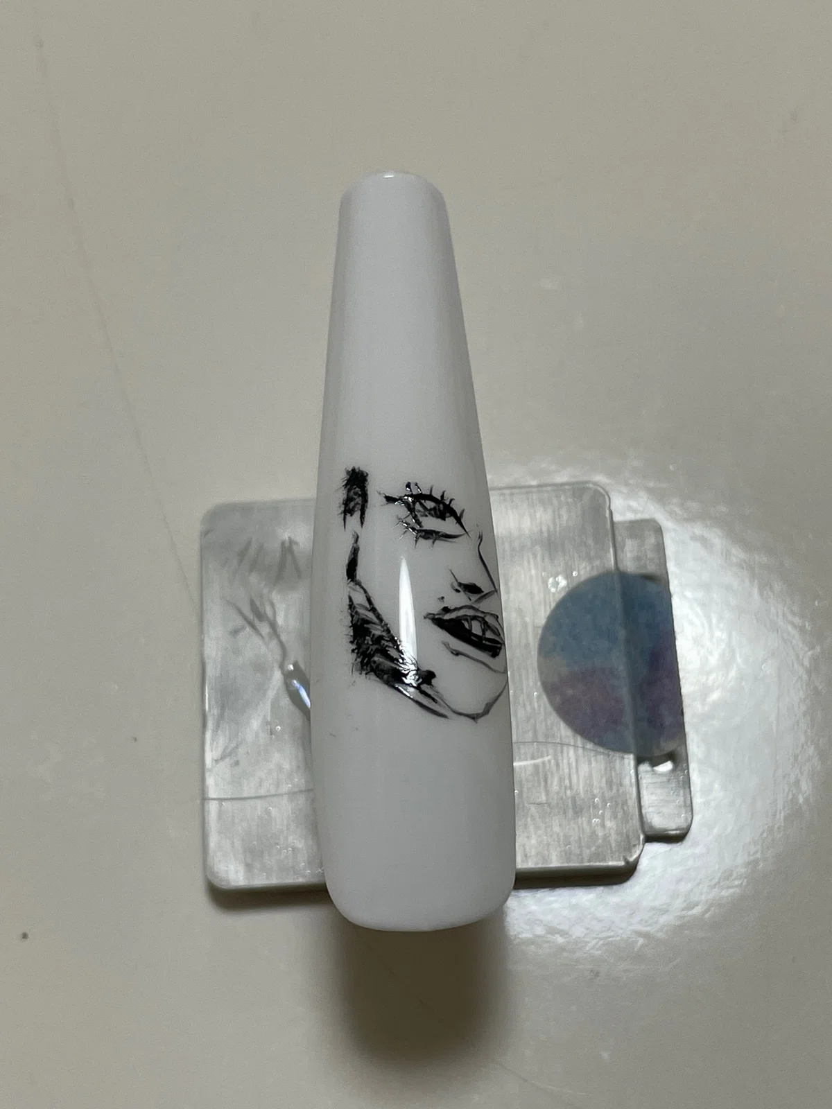 I want to make nail art inspired by Prosciutto-ani｜みず