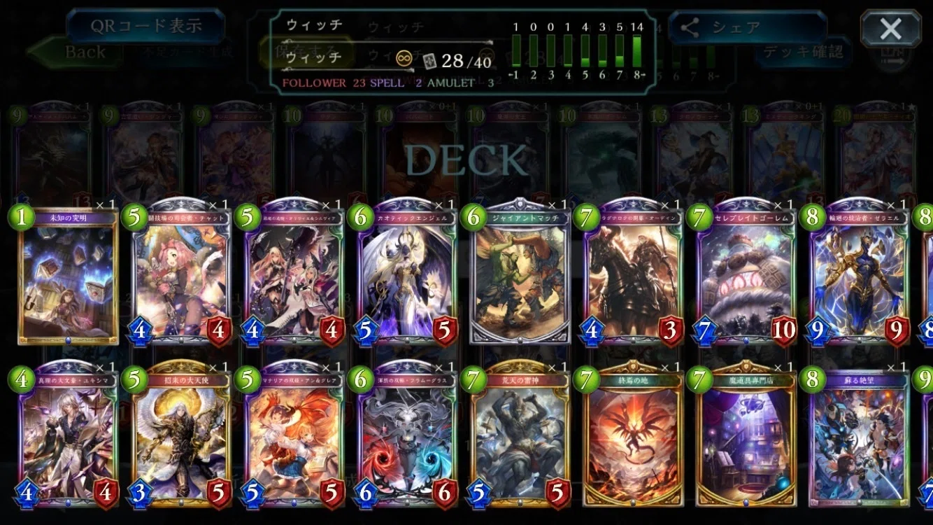 シャドバ/アンリミ】混沌ウィッチ最終完全版【デッキ解説】｜歯型__