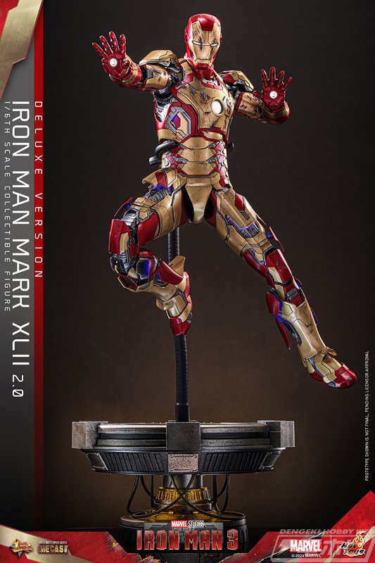 【2/3～2/11限定価格】ホットトイズhottoys アイアンマンマーク42 クオーター・スケール】『アイアンマン3』1／4スケール