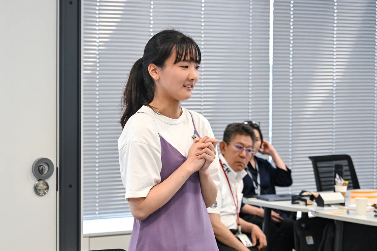 リードユーザーのヌノカワさんが挨拶をしている写真。