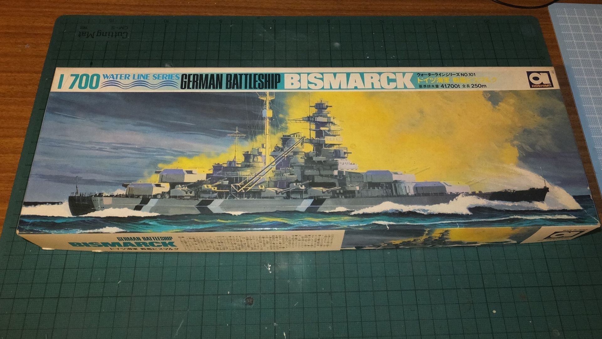 DKM Bismarck 1941 ドイツ海軍戦艦 ビスマルク (Aoshima 1/700