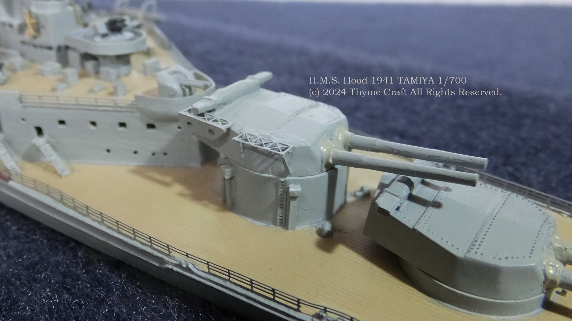 H.M.S. Hood 1941 イギリス海軍巡洋戦艦 フッド (Tamiya 1/700