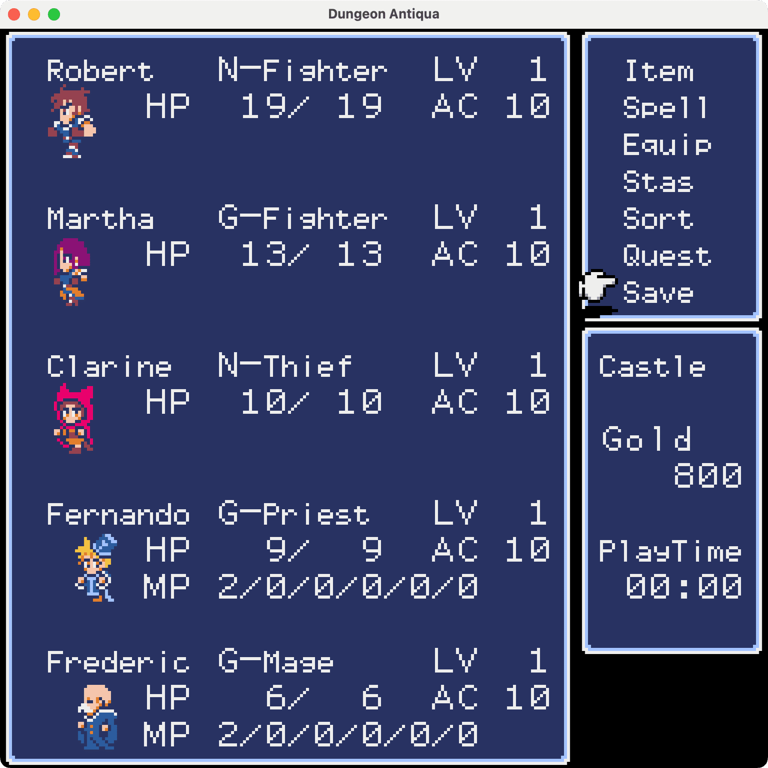 令和6年だけど本気のレトロRPG「Dungeon Antiqua」を制作しています｜frenchbread