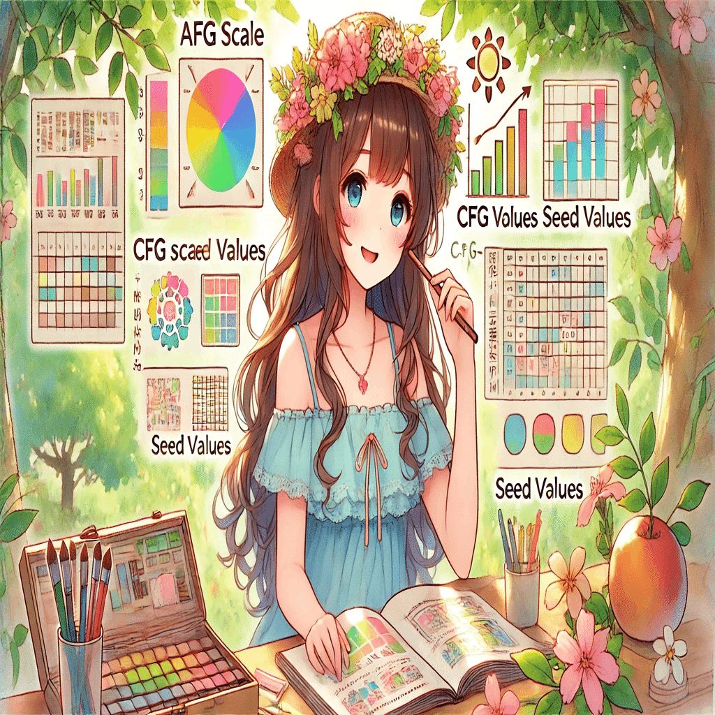 そうだ！AI画像生成をちゃんと勉強しよう💡7章：CFGスケールとシード値
