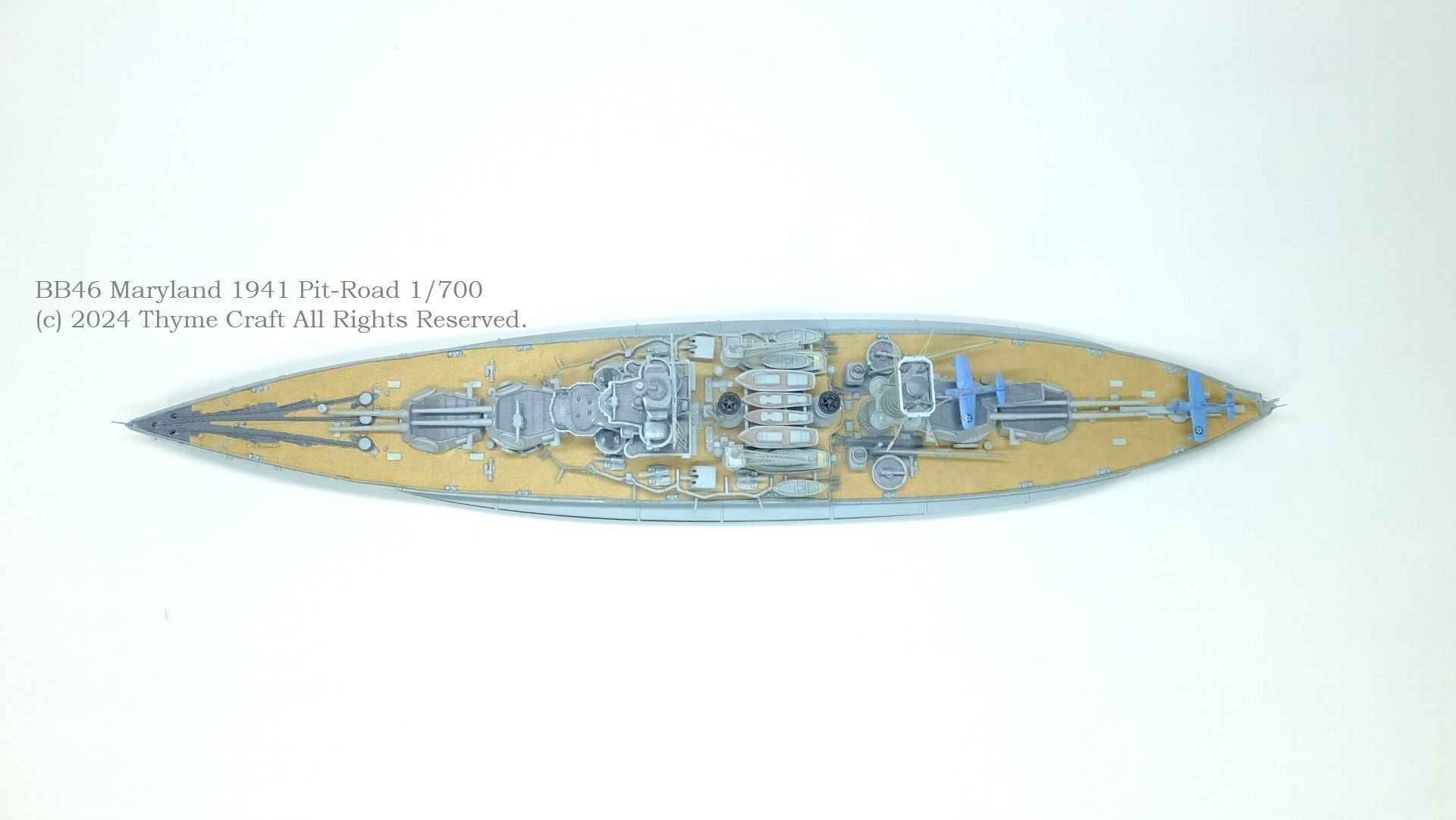 USS BB46 Maryland 1941 アメリカ海軍戦艦 メリーランド (PIT