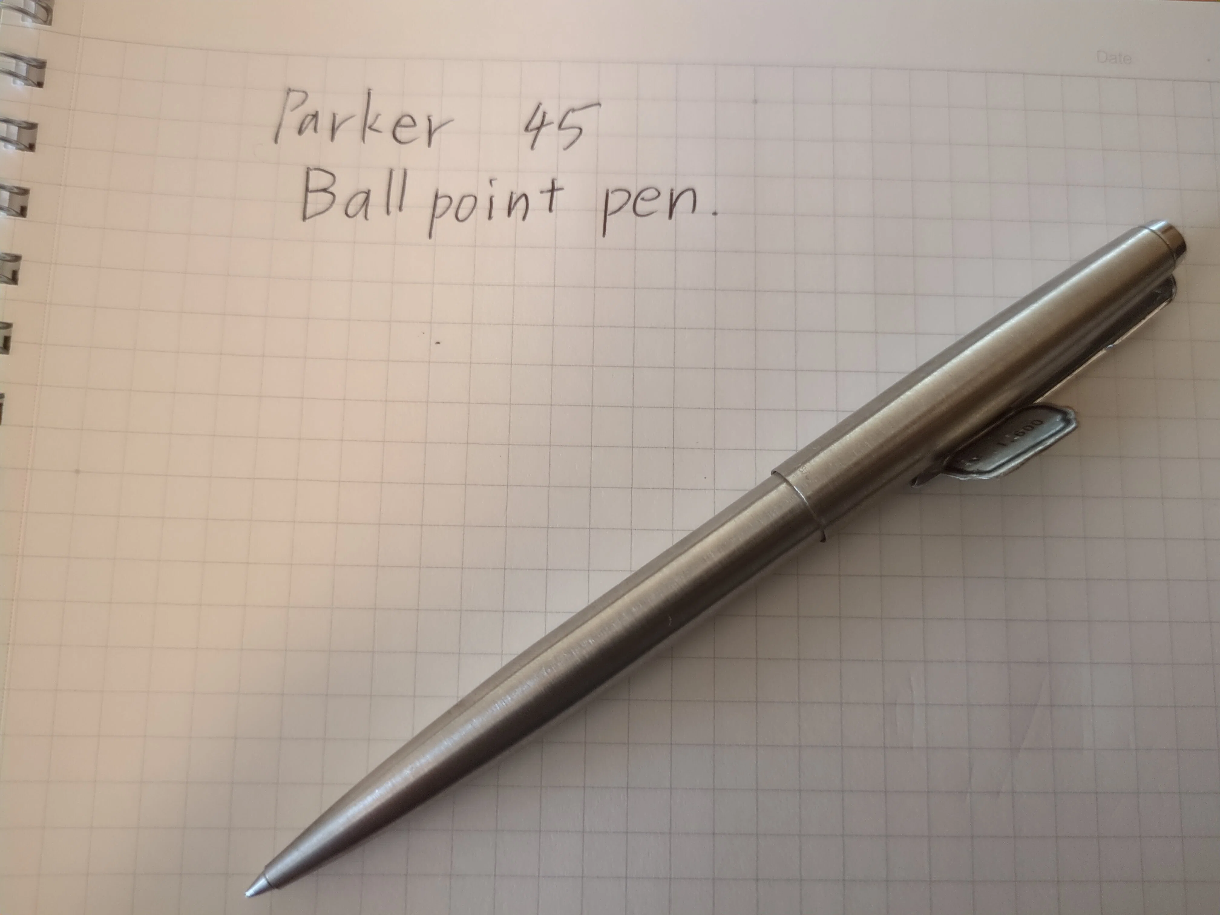 パーカー45 ボールペン Parker 45 レビュー。｜はくっち/文房具