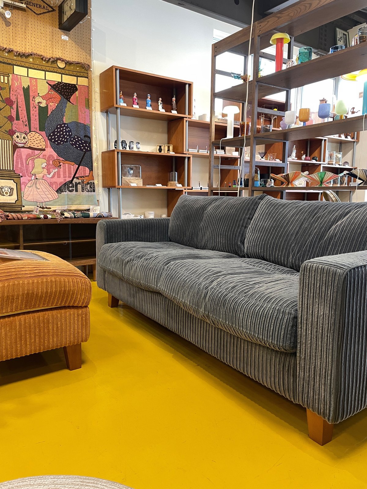 ACME Furniture JETTY feather OTTOMAN くわ 今月中