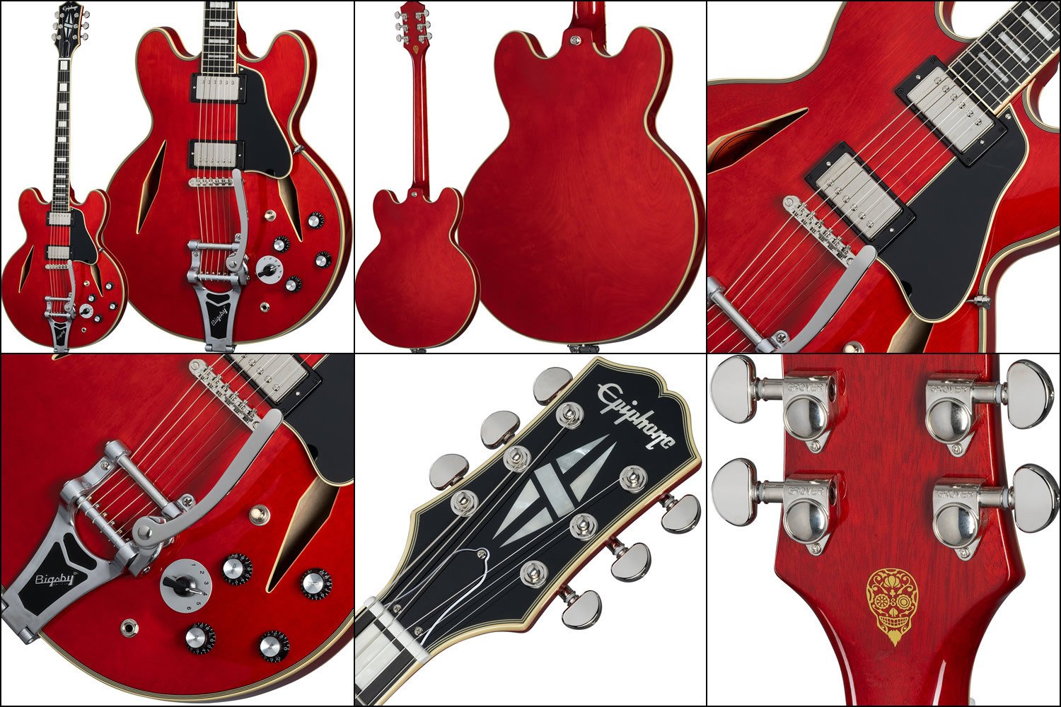 ギブソン(Gibson)直系「エピフォン」による、生形 真一 ギブソン(Gibson)直系「エピフォン」による、生形 真一