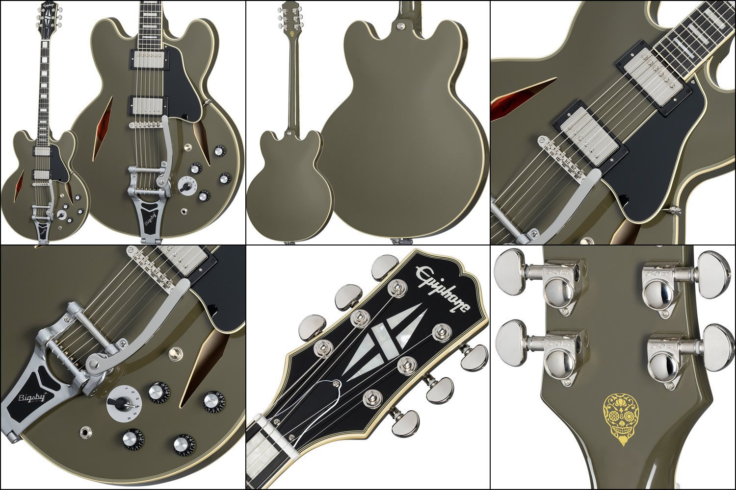 ギブソン(Gibson)直系「エピフォン」による、生形 真一 ギブソン(Gibson)直系「エピフォン」による、生形 真一
