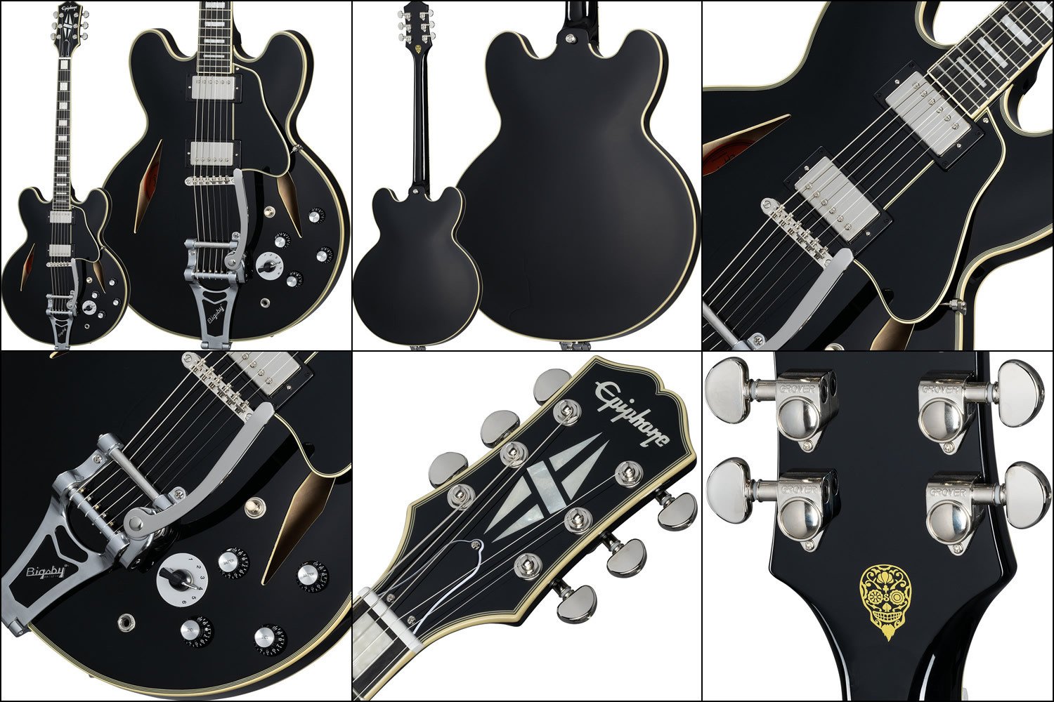 ギブソン(Gibson)直系「エピフォン」による、生形 真一 ギブソン(Gibson)直系「エピフォン」による、生形 真一