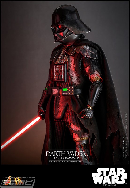 映画『スター・ウォーズ』より、バトルダメージ仕様のダース