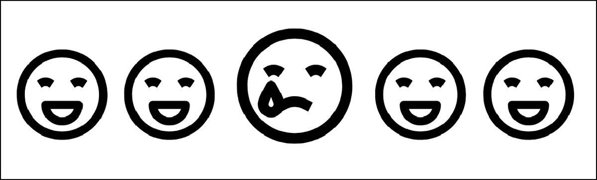 泣く人