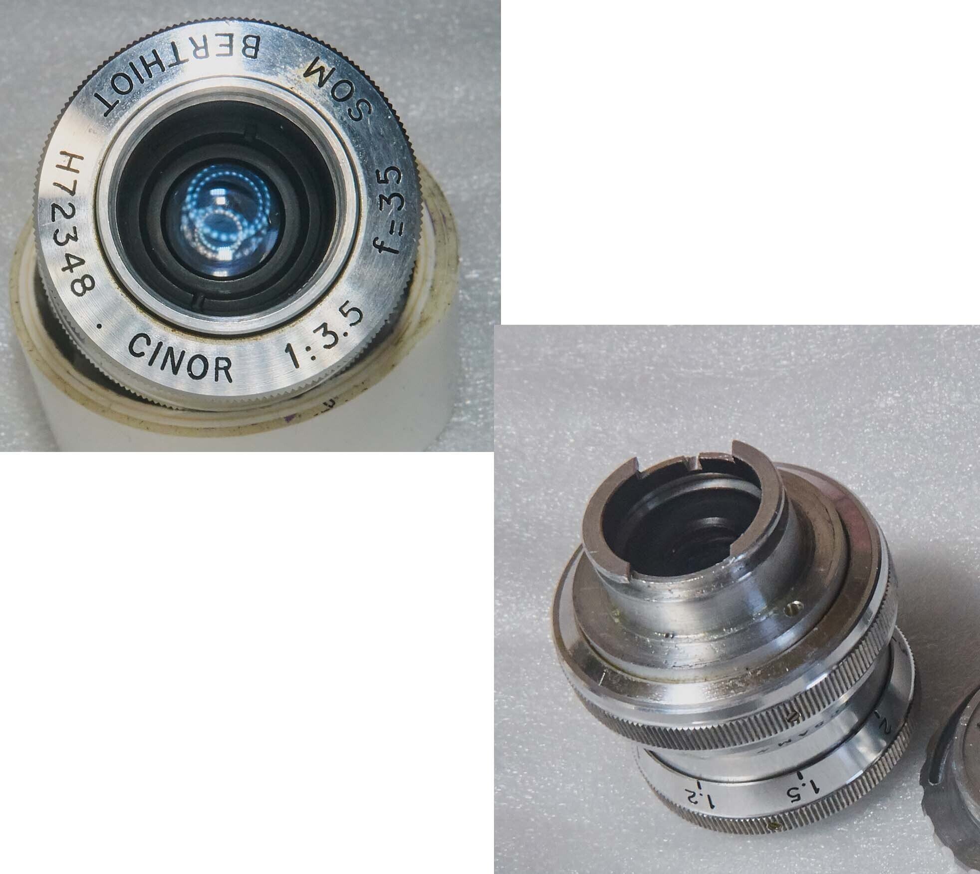 オールドレンズのマウント改造 Som Berthiot Cinor 35mm F3.5 オールドレンズのマウント改造 Som Berthiot Cinor 35mm F3.5