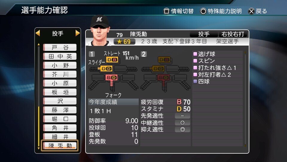 プロスピ2015/2023振り返り⑧ー編成｜2014からの青春