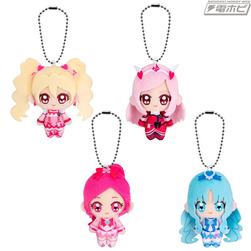 プリキュア」の可愛い布製マスコット第2弾が食玩で登場!キュア プリキュア」の可愛い布製マスコット第2弾が食玩で登場!キュア