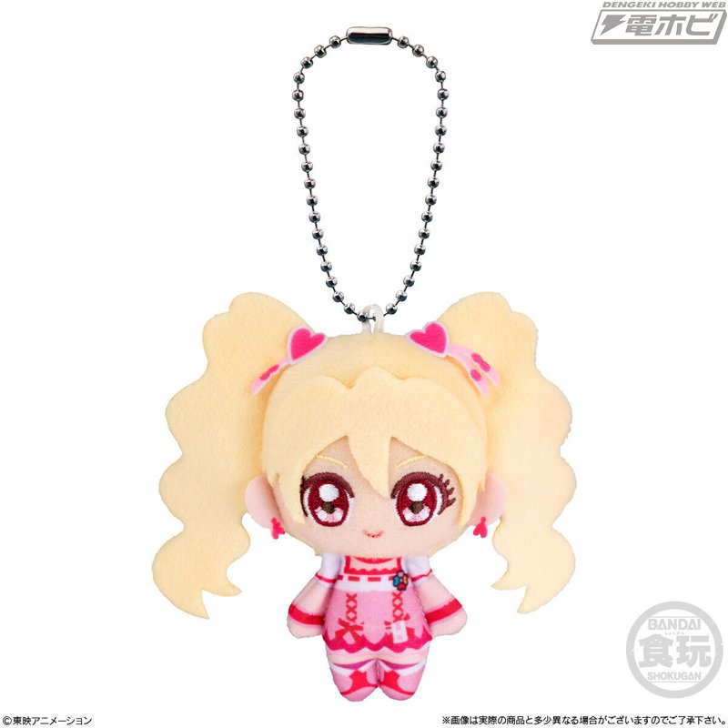 プリキュア」の可愛い布製マスコット第2弾が食玩で登場！キュアピーチ