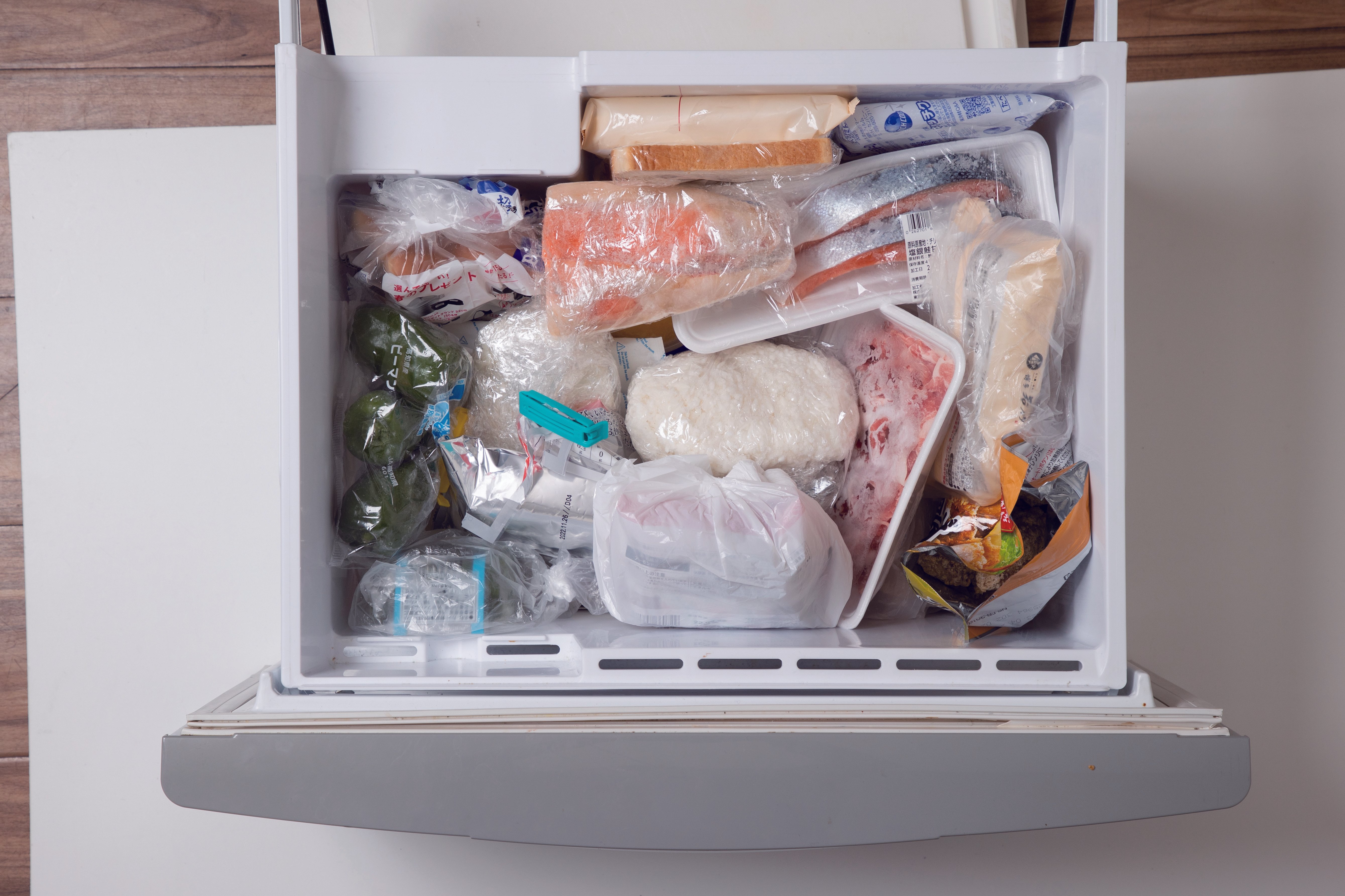 冷凍庫不可になるのでー