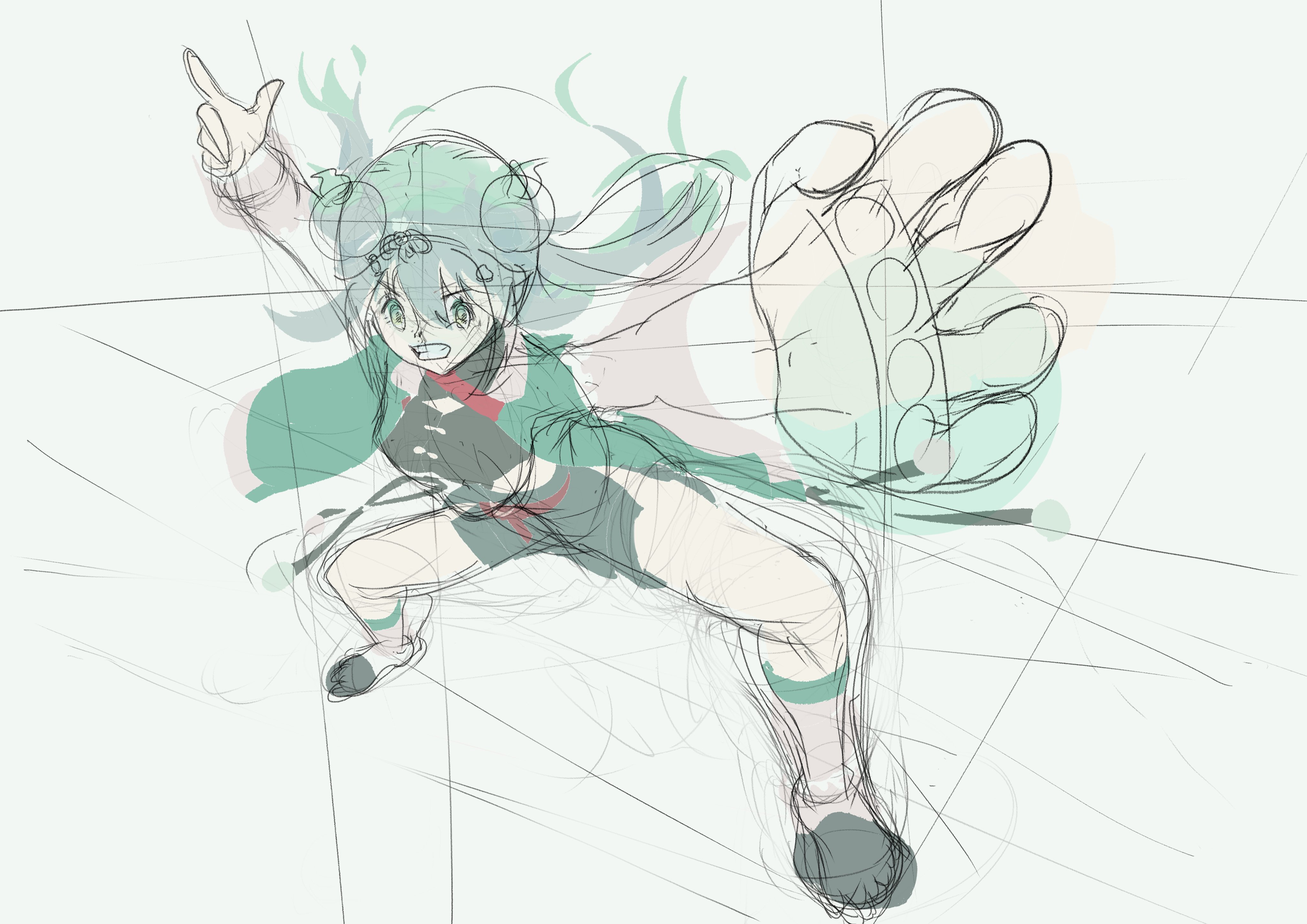 カラーラフで何か違和感を感じたら、素体を描きこんで〇〇すると原因が