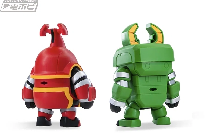 ビーロボカブタック　プラモデル6点セット ビーロボカブタック』カブタック＆クワジーロがかわいいデフォルメ姿で