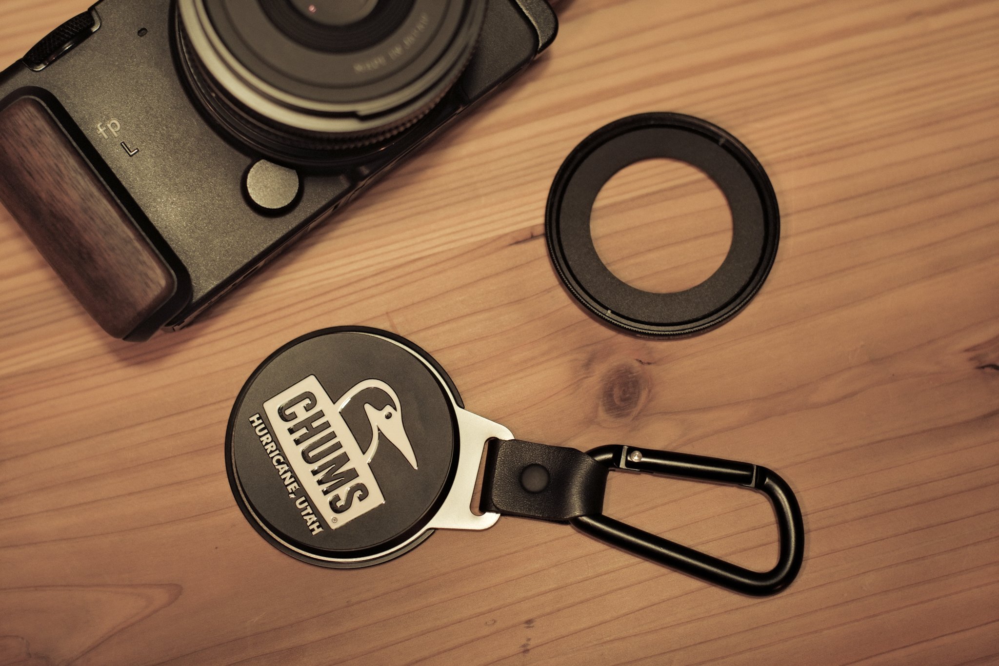 マグネットレンズキャッププレート55mmフィルター用｜ゆず