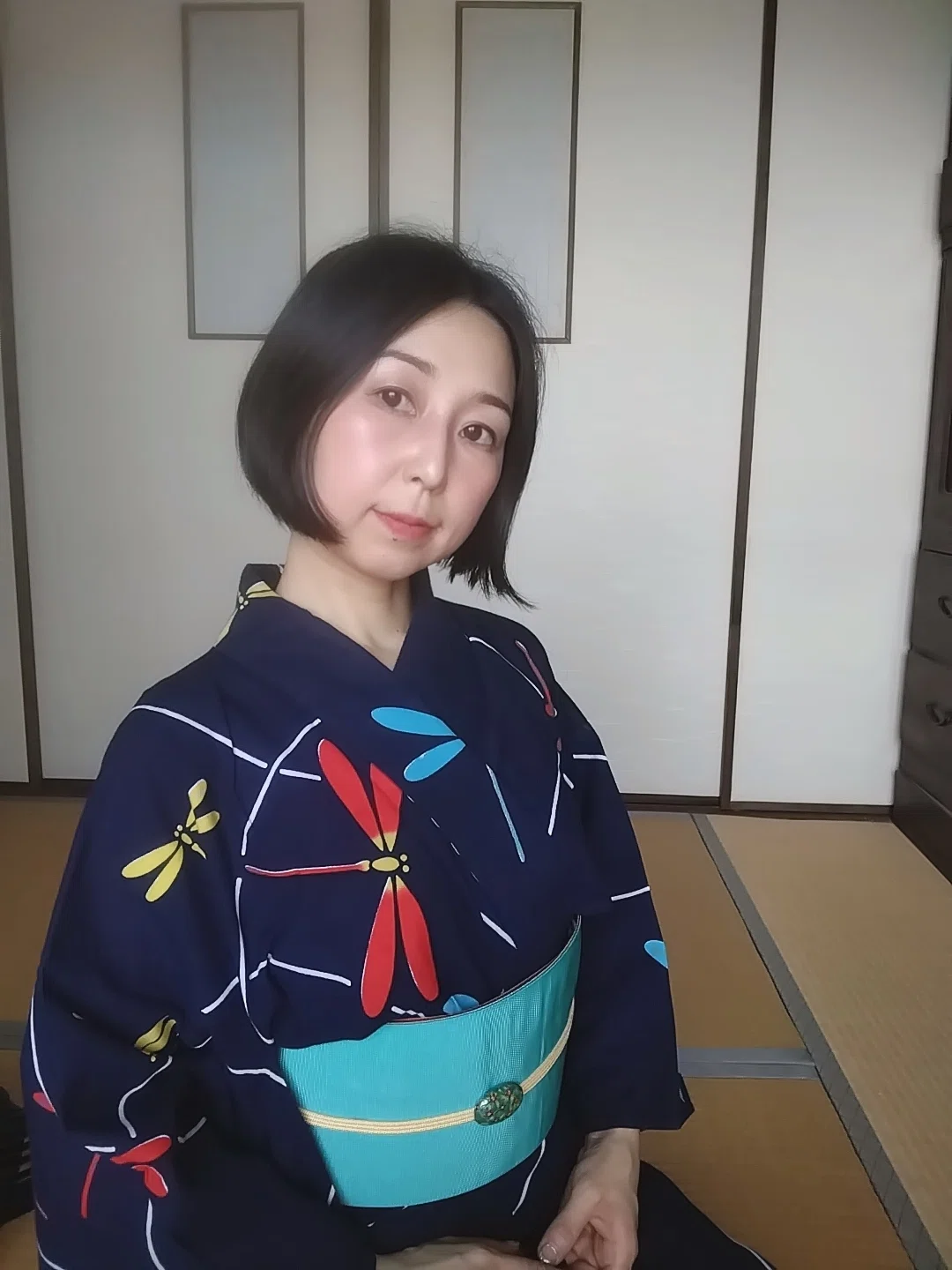とんぼに隠された謎！着物の暗号を解け！｜きほ/和文化サロン希蝶主宰