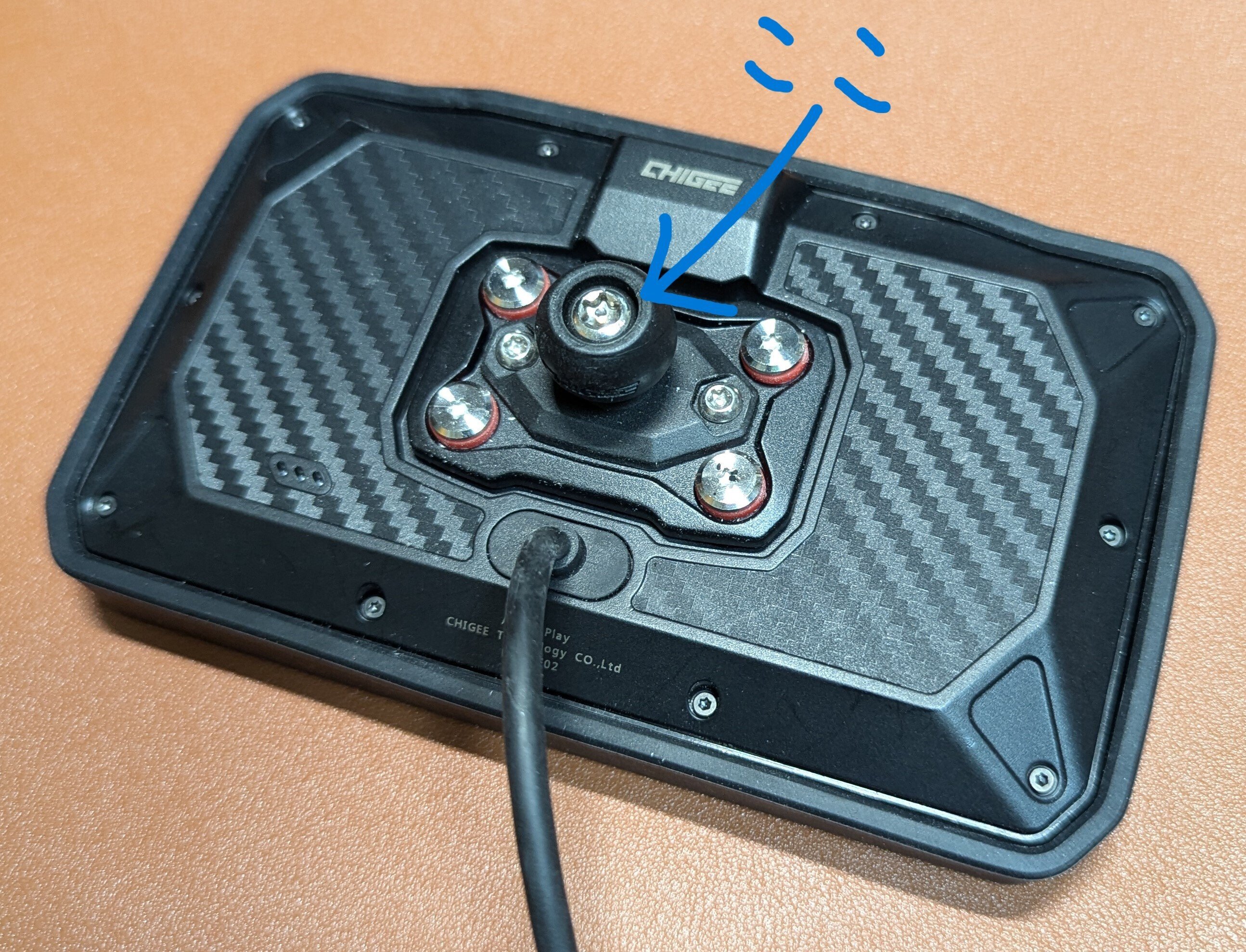 BMWのバイクのナビホルダーにスマートモニターを取りつけてみた