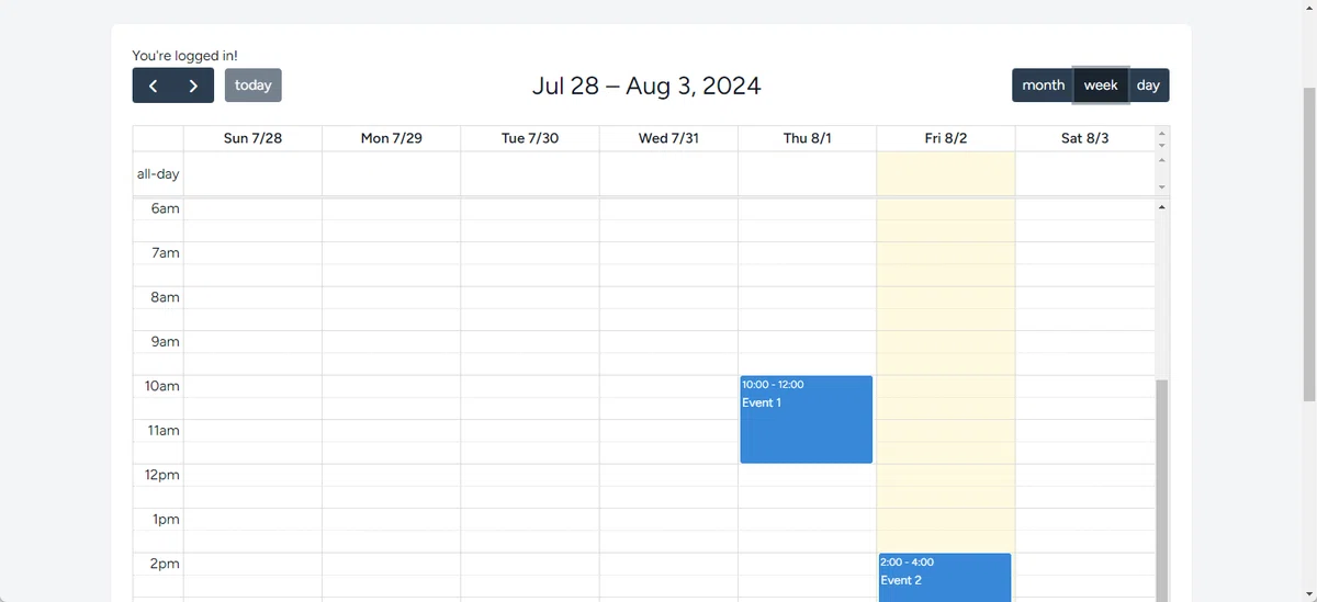 inertia.js + react環境でfullcalendarをsetup｜mocotech