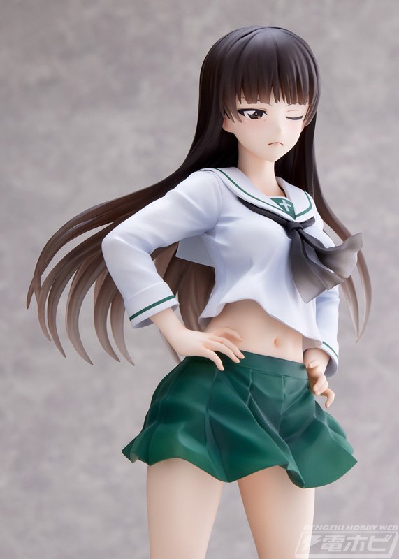 ガールズ＆パンツァー 西住しほ 島田千代 制服 フィギュア ガルパン 戦車道大作戦！」より大洗女子学園制服姿の家元2人「西