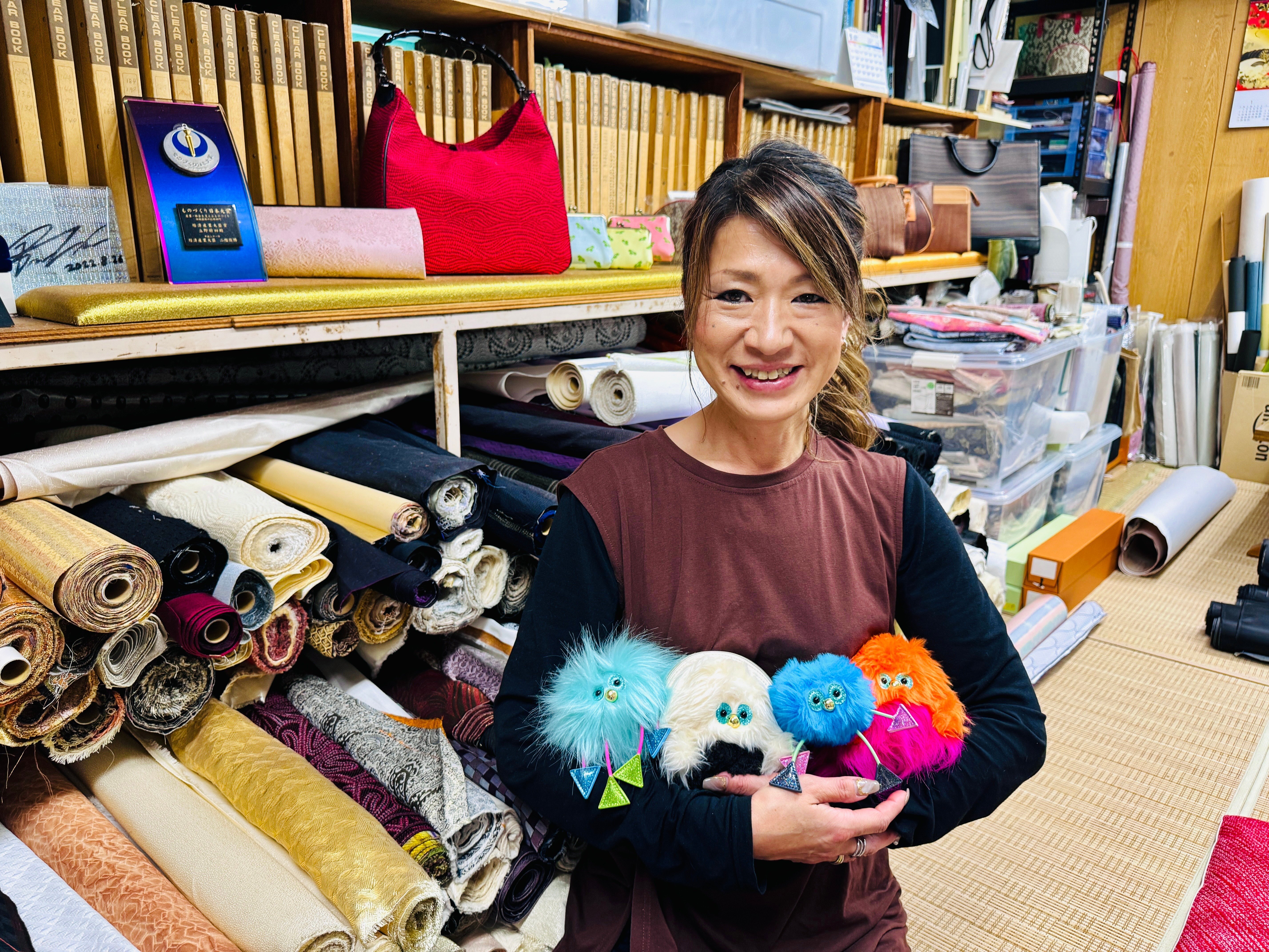 KAWAII探訪】vol.8 京都府・西陣＊カワイイ京織がま口ポーチ