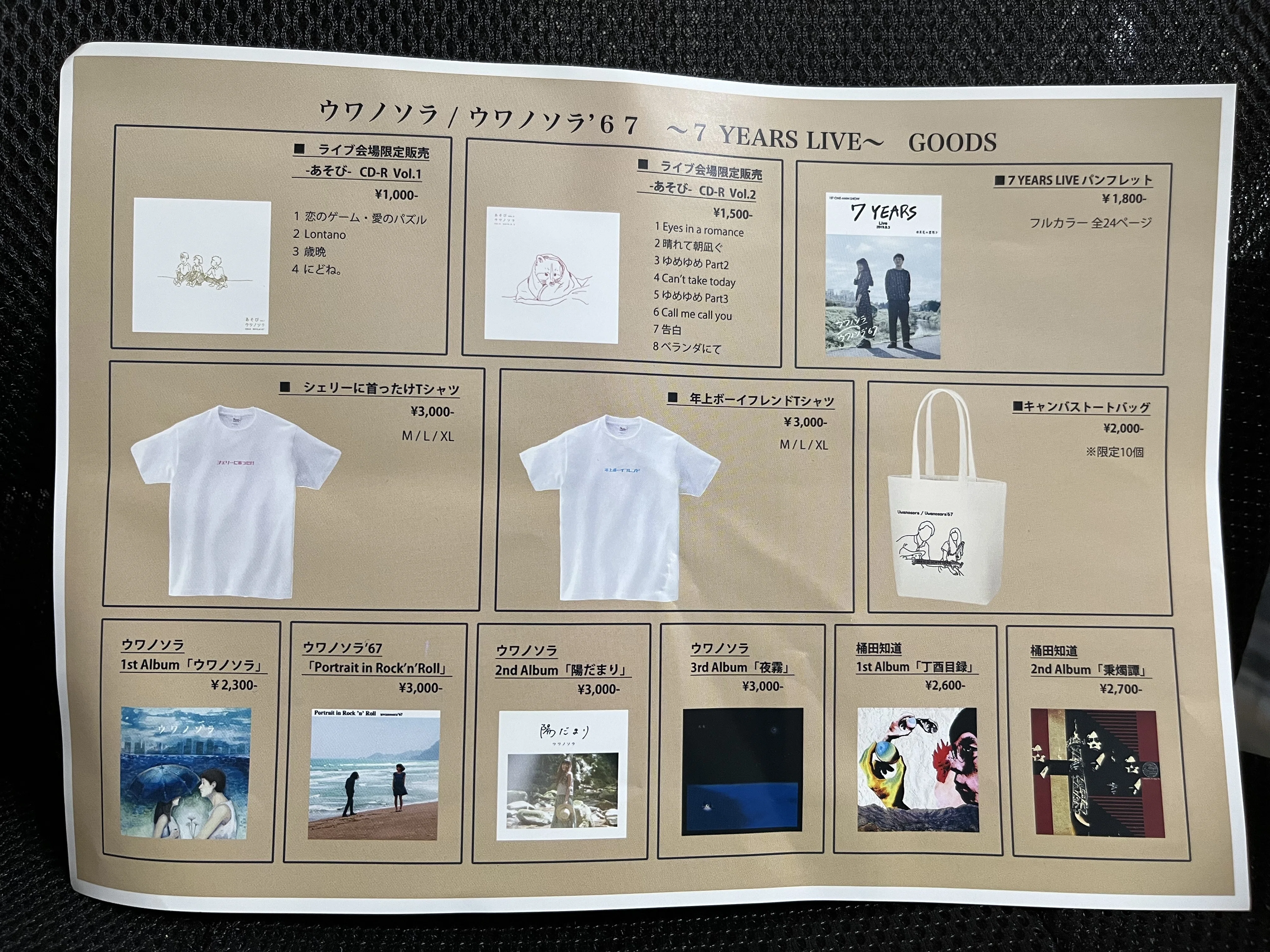 ウワノソラ 7 YEARS Live 2019.8.3｜ぴぐのーず