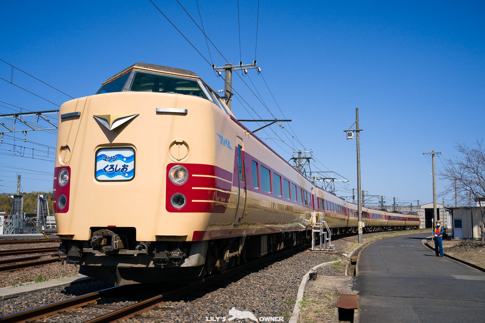 国鉄色381復刻ヘッドマーク全種類】出雲支所見学ツアーに参加