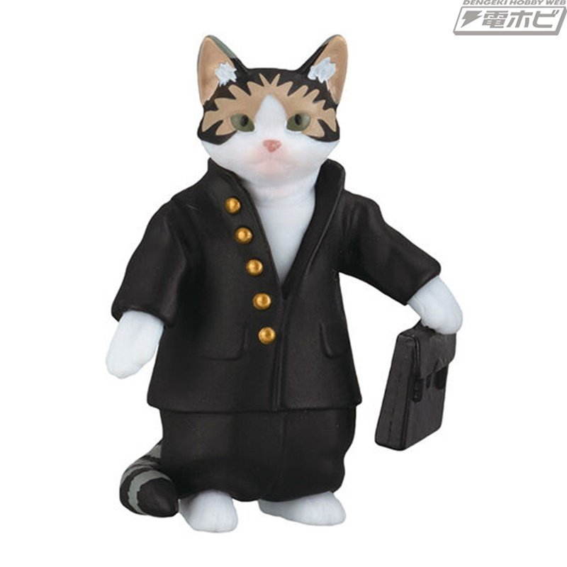 懐かしの「なめ猫」たちがガシャポンフィギュア化！又吉やみけ子